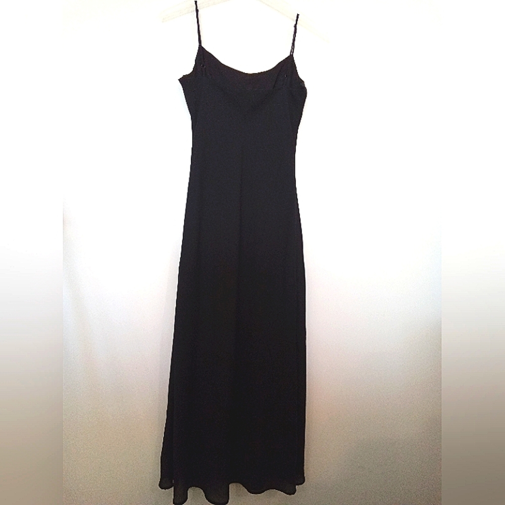 Valley Girl Women's Cowl Neckline Spaghetti Strap Empire Midi Dress XS